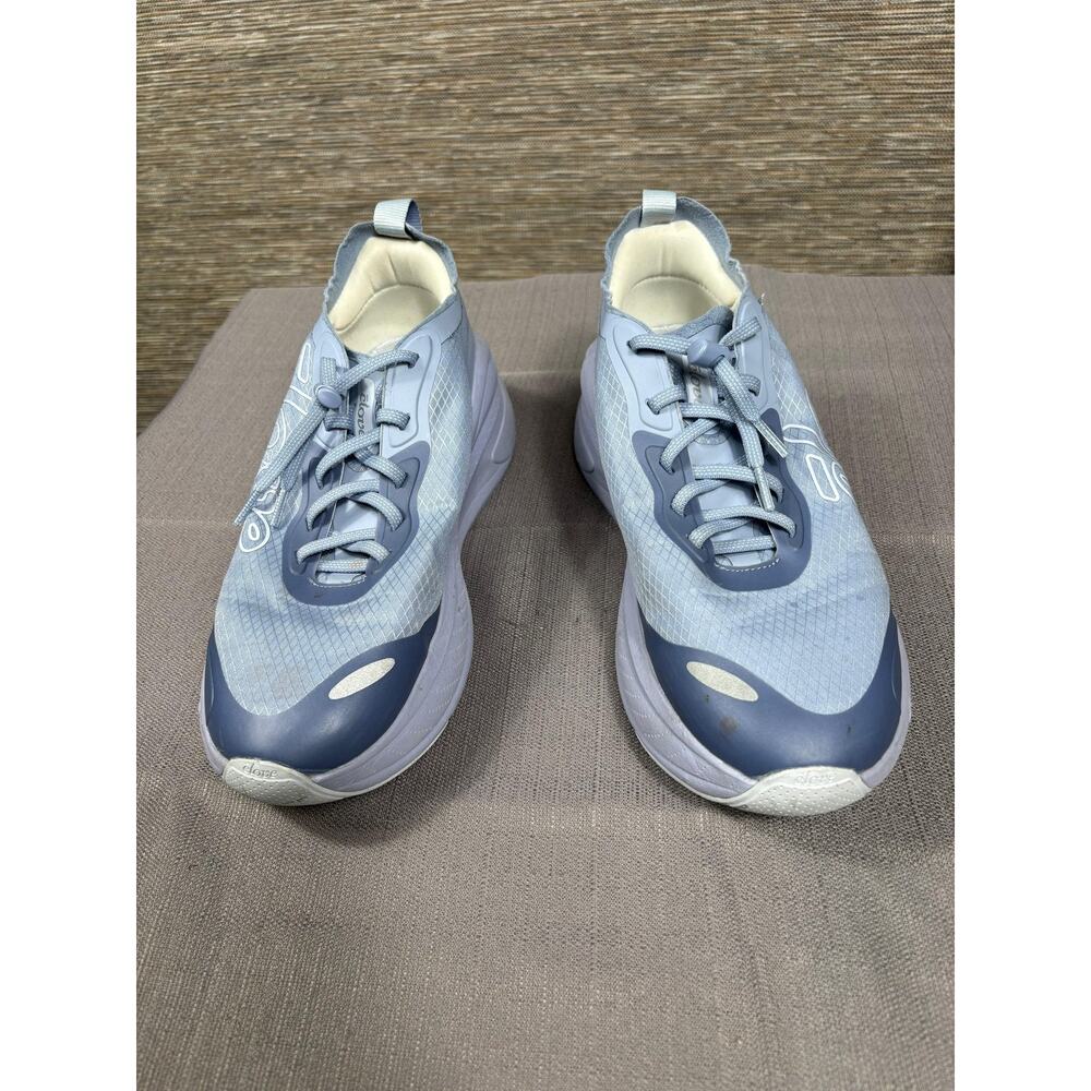 Clove Shoes Sz W9.5 M8 Blue Bungee Lace Slip Resistant Nursing Walking Sneakers